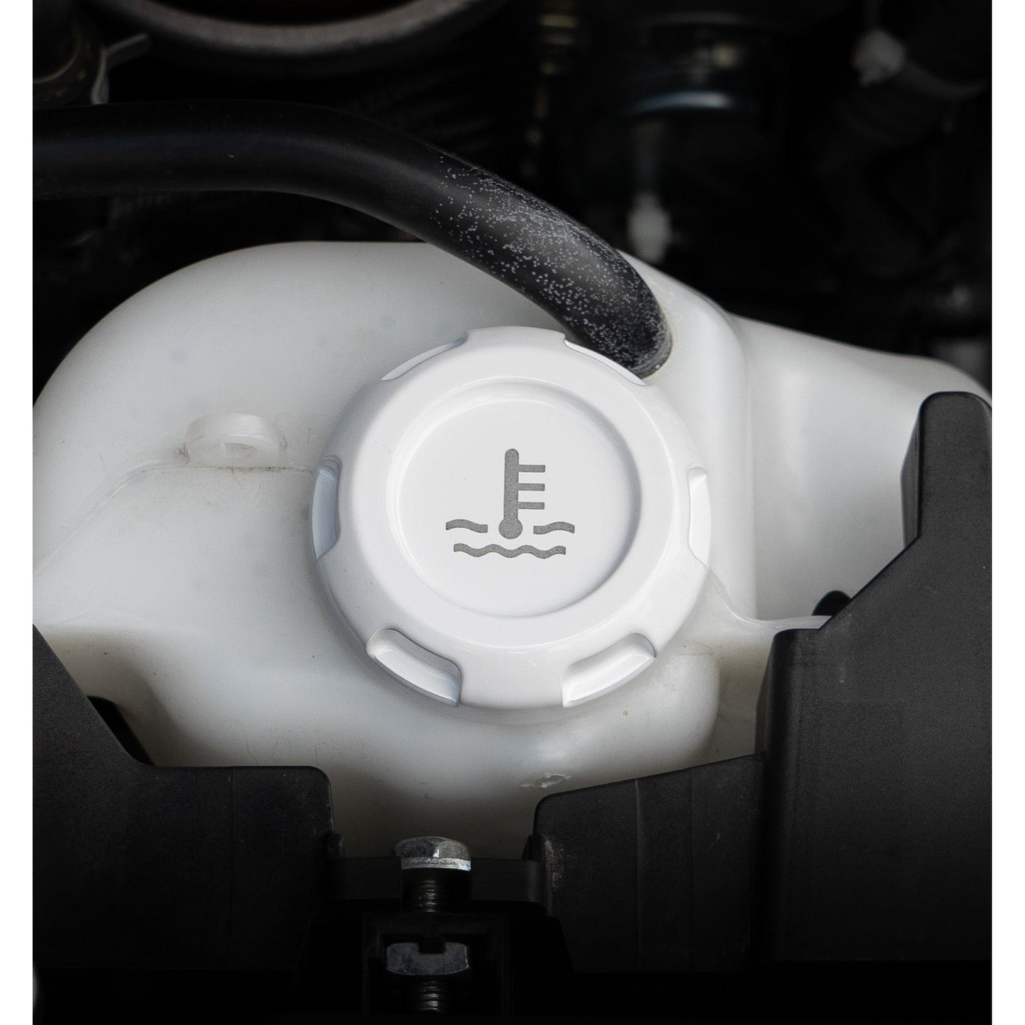 Billetworkz Coolant Overflow Cap Engraved Zero Series White Subaru WRX 02-25 / STI 04-21 | BW-EBCZ-SUB-COO-WHT-E