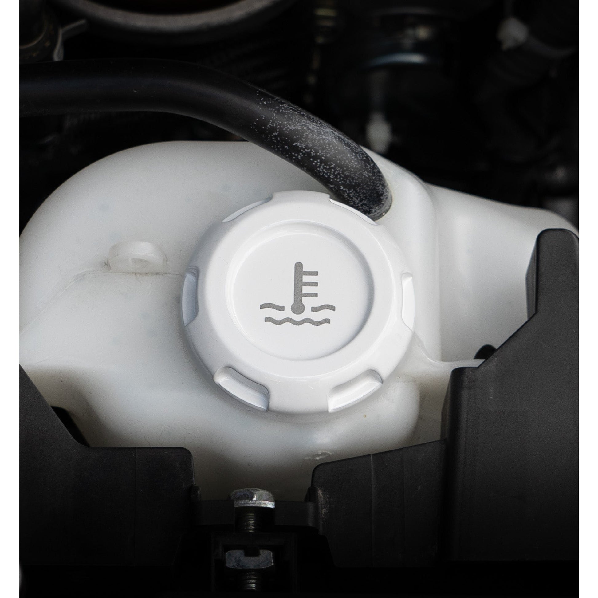 Billetworkz Coolant Overflow Cap Engraved Zero Series White Subaru WRX 02-25 / STI 04-21 | BW-EBCZ-SUB-COO-WHT-E