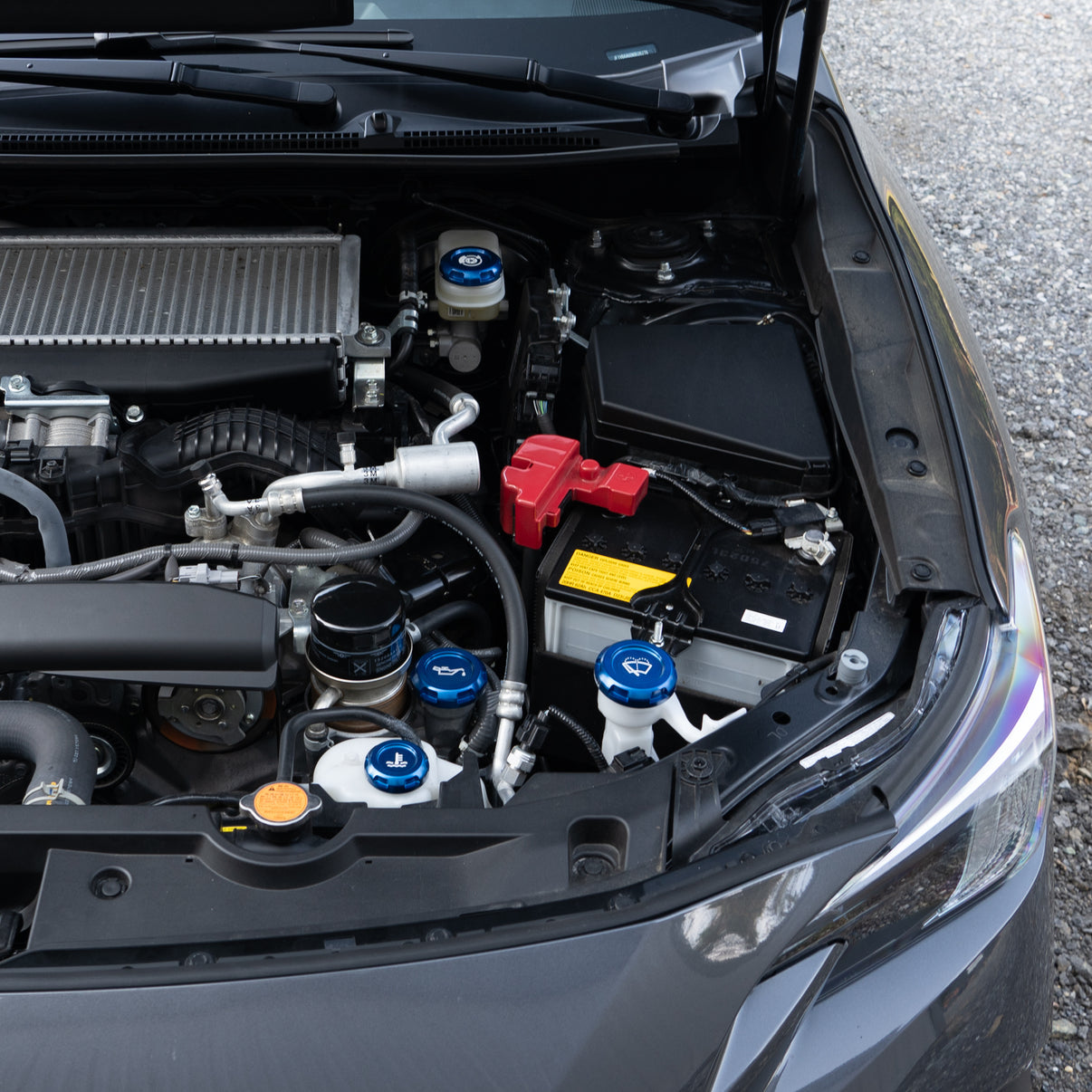 Billetworkz Engine Bay Caps (Blue) BRZ / FR-S / 86 2013-2025 | EBCZ-SUB-BRZM-BLU-E