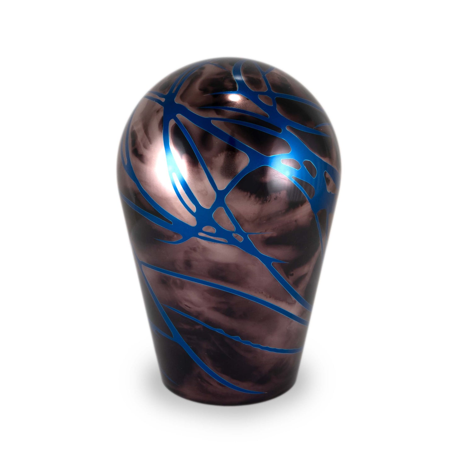 Billetworkz Automatic Shifter - Black Smoke w/ Blue Splash - Fits Subaru CVT: Forester (2019-2024)