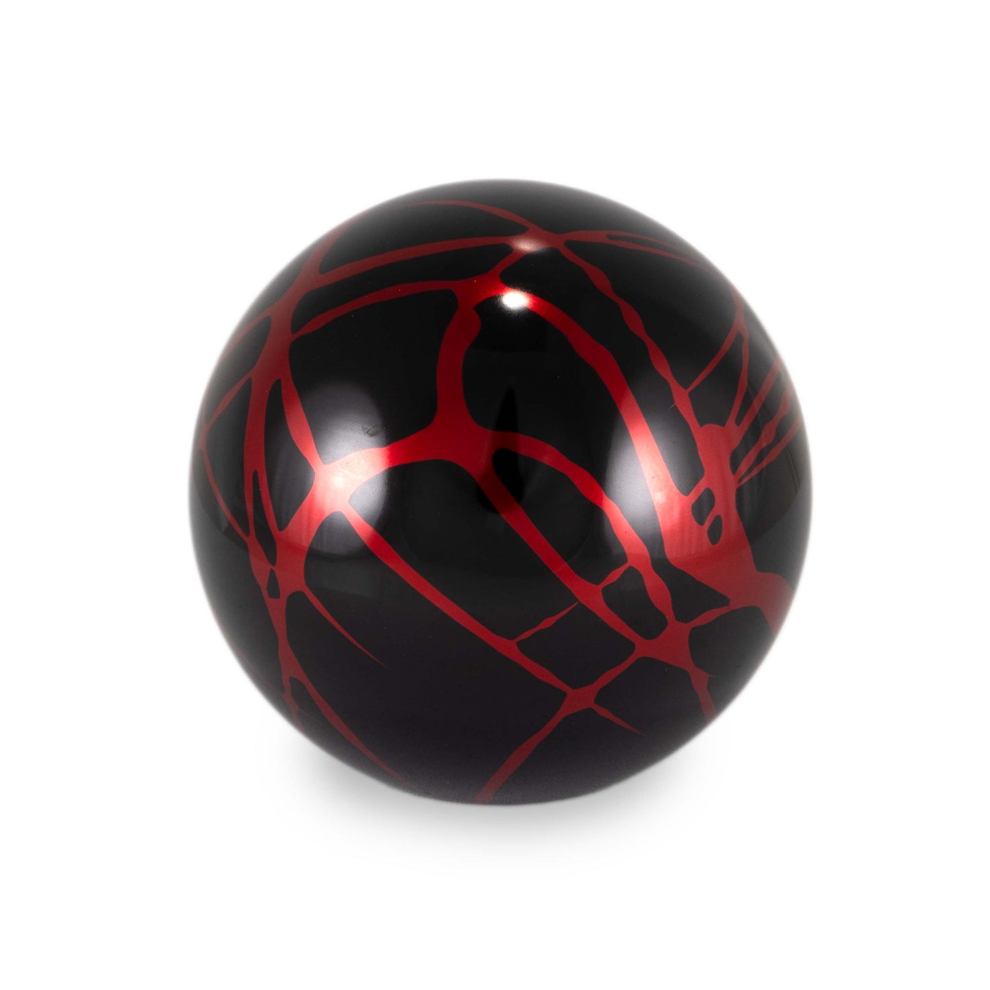Billetworkz Automatic Shifter - Black w/ Red Splash - Fits Subaru CVT: WRX (15–21), Crosstrek (13–23), Forester (14–18), Impreza (12–23), Legacy/Outback (10–14)