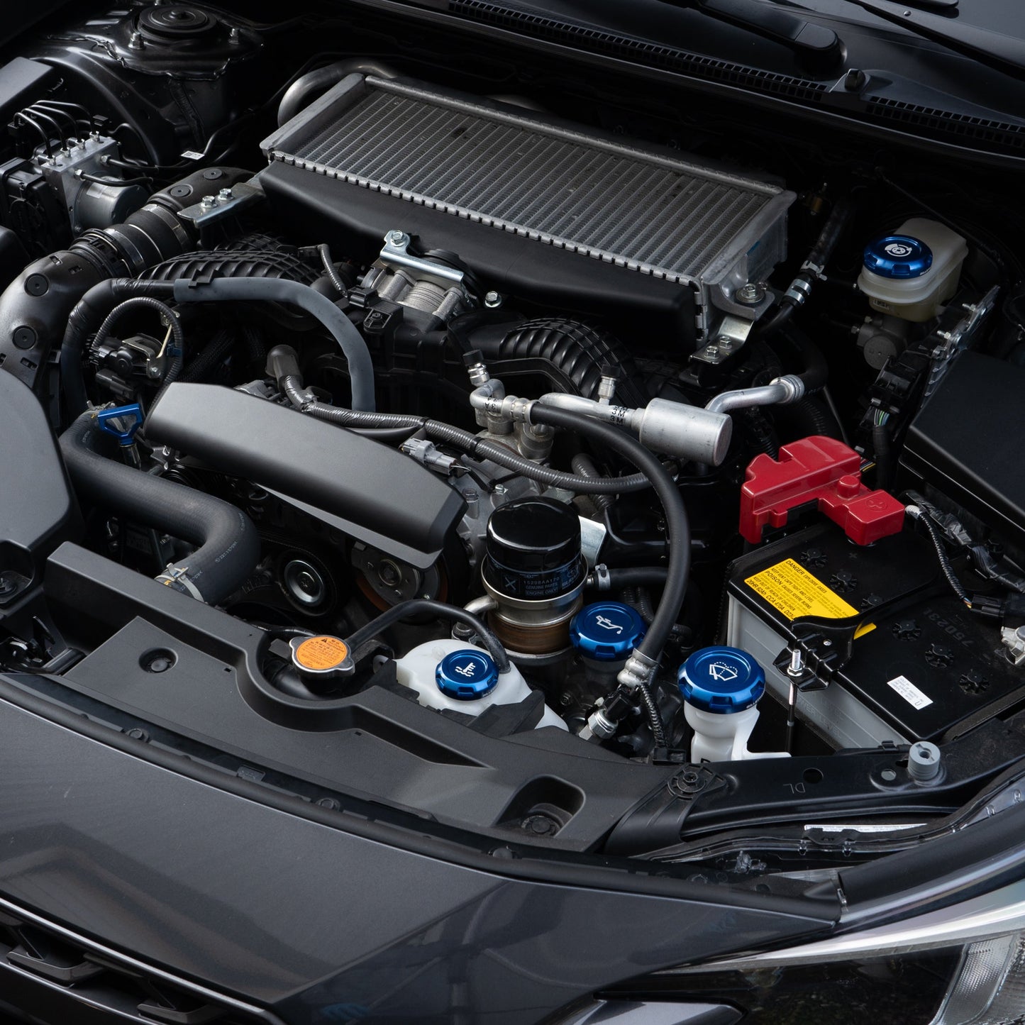 Billetworkz Engine Bay Caps Subaru STI 2015-2021