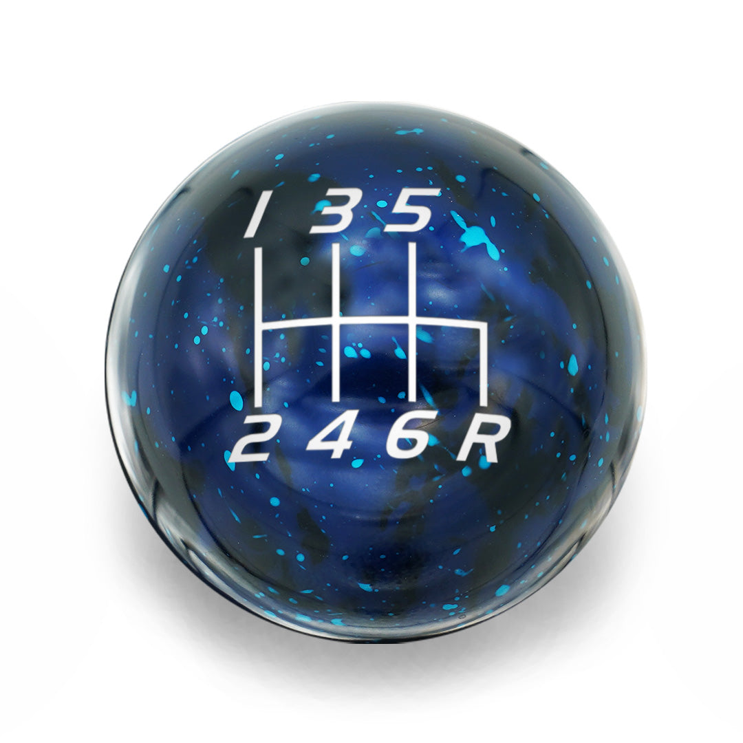 Billetworkz Cosmic Space Shift Knob - 6 Speed Velocity Engraving for Subaru
