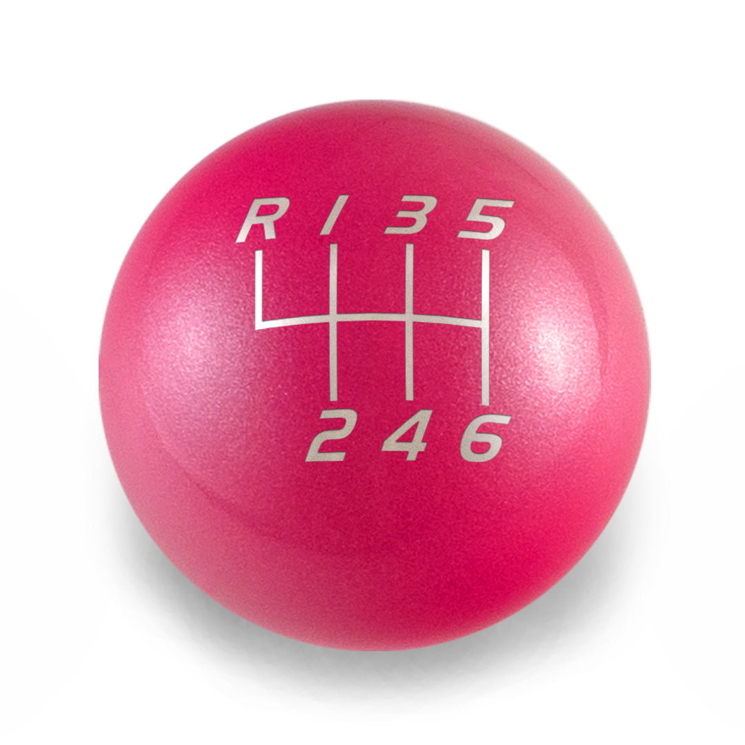 Billetworkz Weighted Shift Knob - 6 Speed Velocity Engraving - BRZ / FR-S / 86 2013-2021
