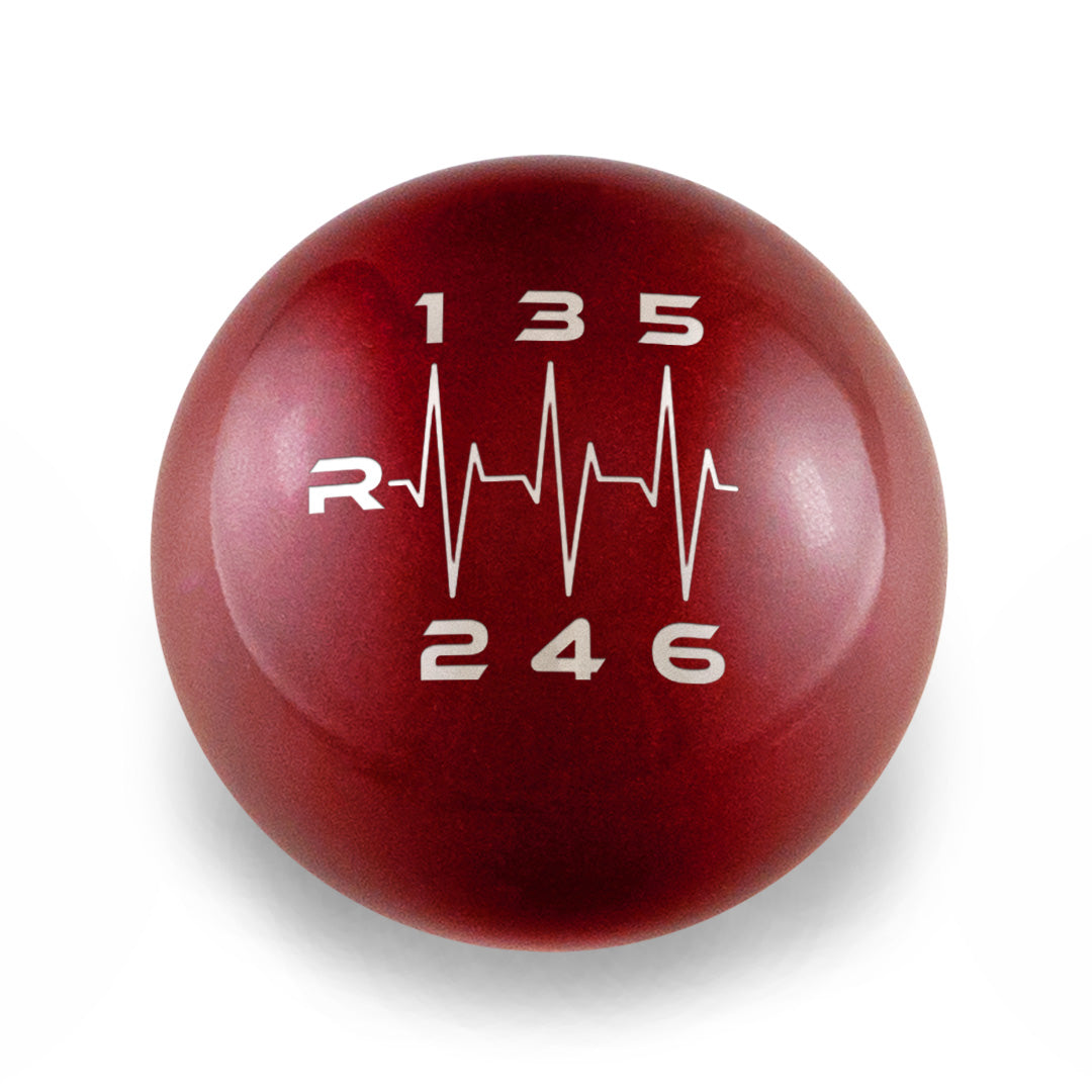 Billetworkz Weighted Shift Knob - 6 Speed Heartbeat Engraving - BRZ / GR86 2022+
