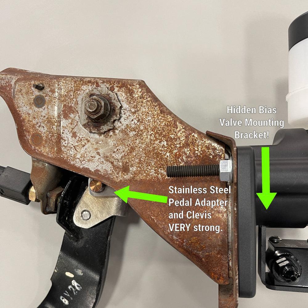 Chase Bays Dual Piston Brake Booster Delete with Bolt-On 6:1 Pedal Ratio Subaru WRX 02-07 | CB-DBBE-WRX