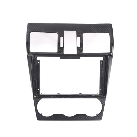 JDMuscle iDoing Head Unit Trim Replacement for 15-21 WRX/STI - Carbon Fiber/Painted