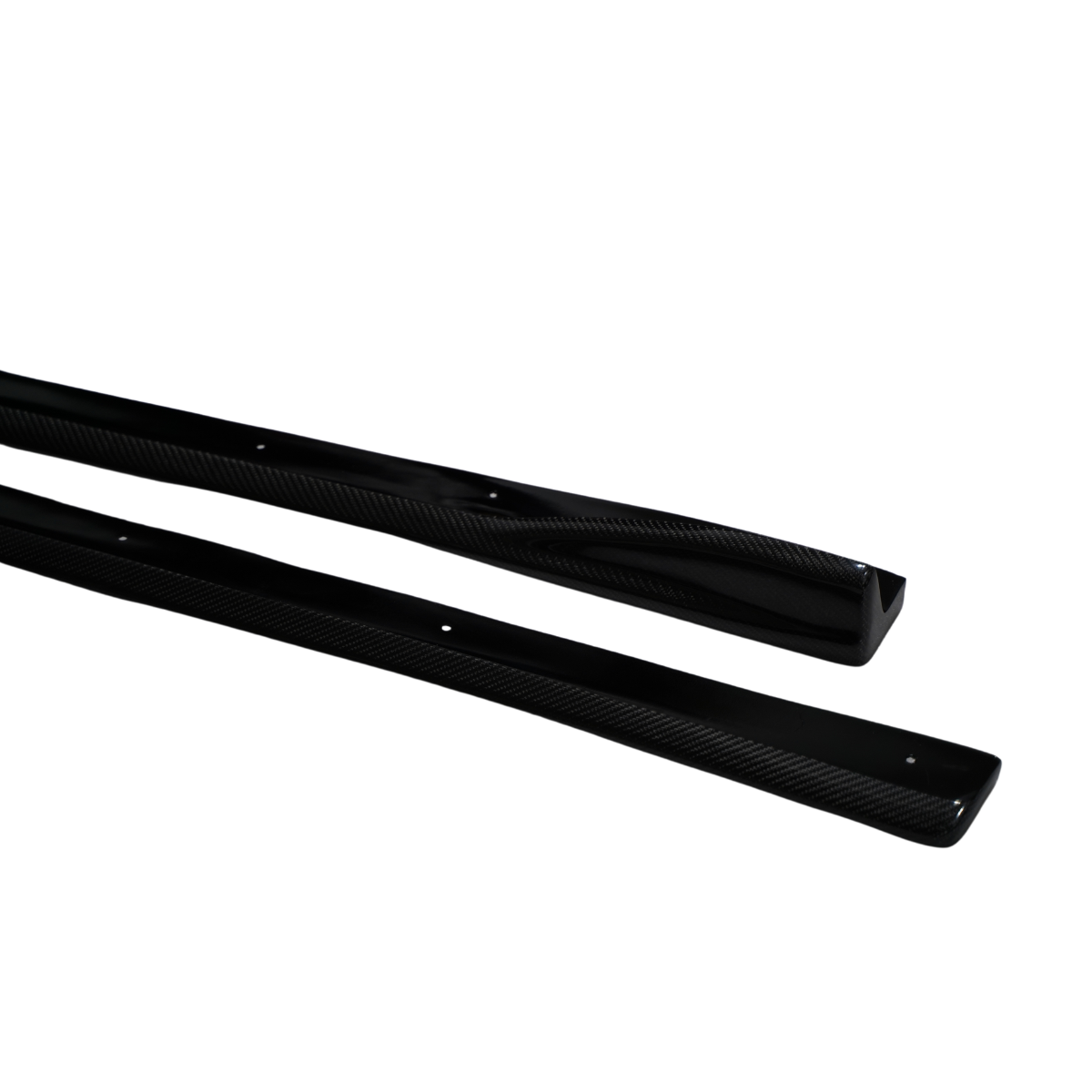 JDMuscle Tanso Carbon Fiber CS Style Side Skirt 2008-2014 WRX/STI