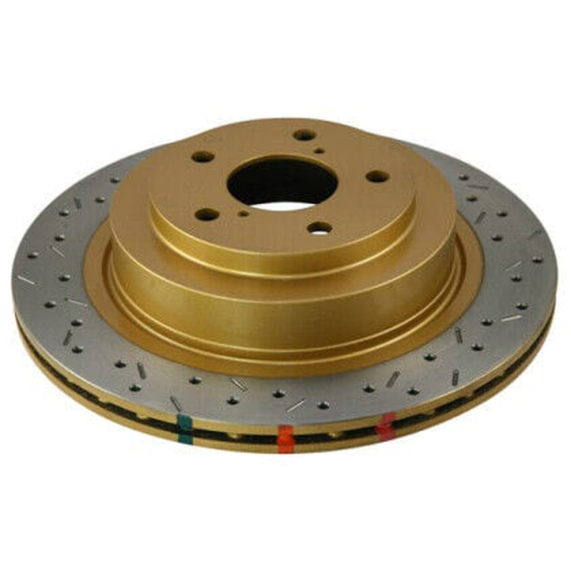 DBA 4000 T3 Series Rear Drilled & Slotted Rotor 06-07 Subaru WRX / 05-09 Legacy GT | 4653XS