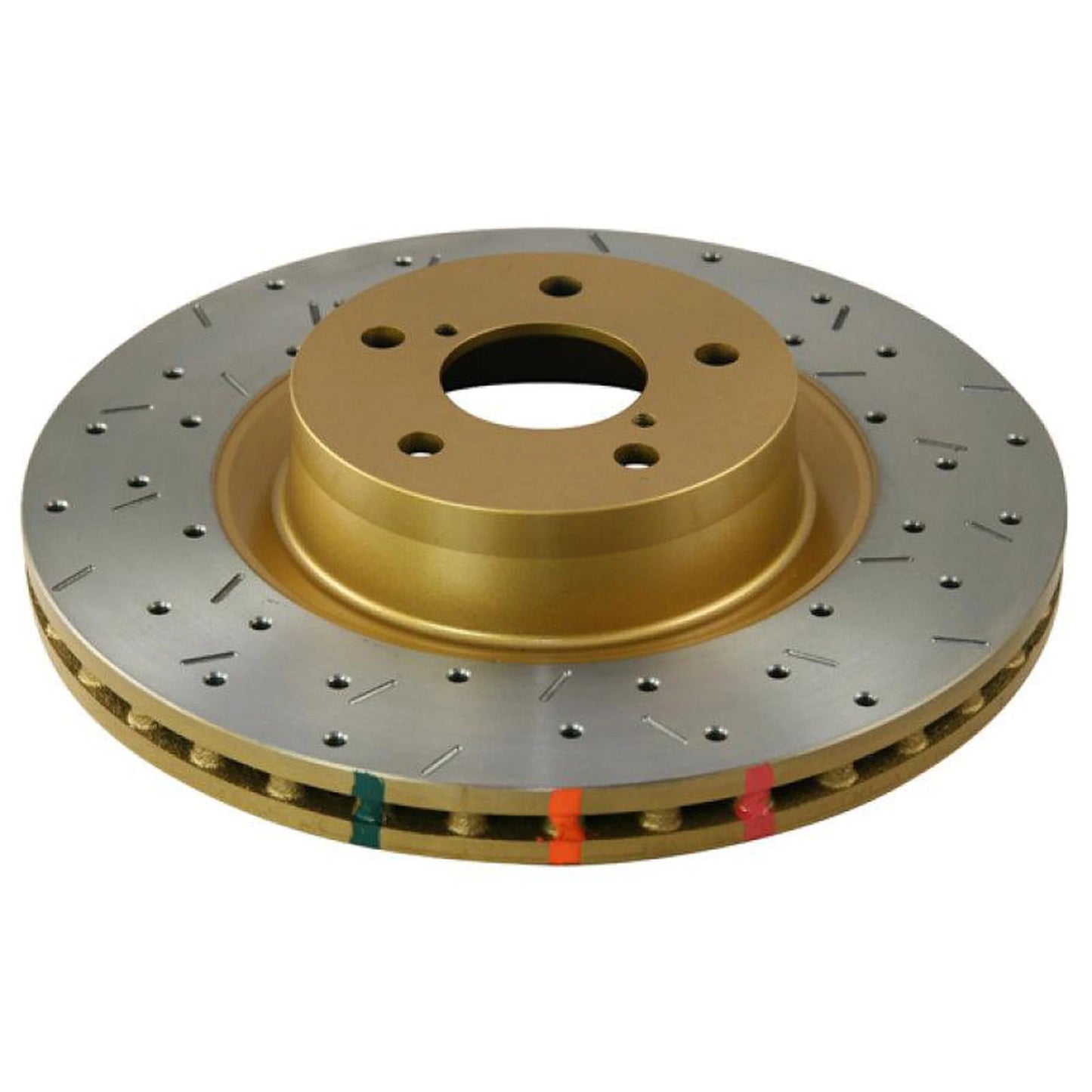 DBA 12+ Subaru/Scion BRZ/FR-S (US Spec)/ 08-13 WRX Rear Cross Drilled Slotted 4000 Series Rotor