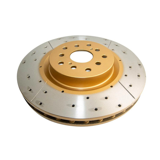DBA 02-09 Subaru WRX STi/2017 BRZ w/Perf Pkg. 10 Hole Front Drilled & Slotted Street Series Rotor