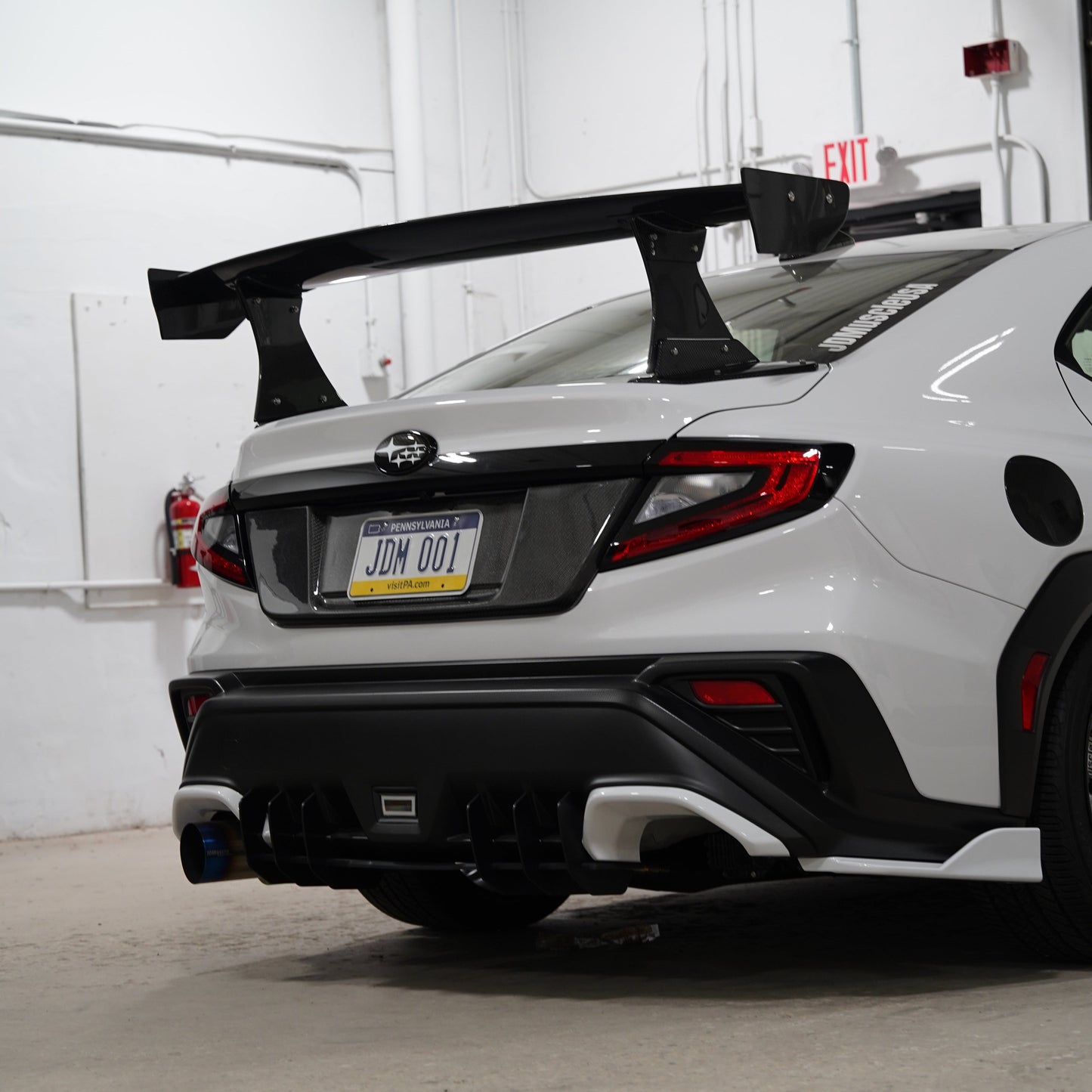 JDMuscle [22-25 WRX] VS2 Style Full Carbon Fiber GT Wing