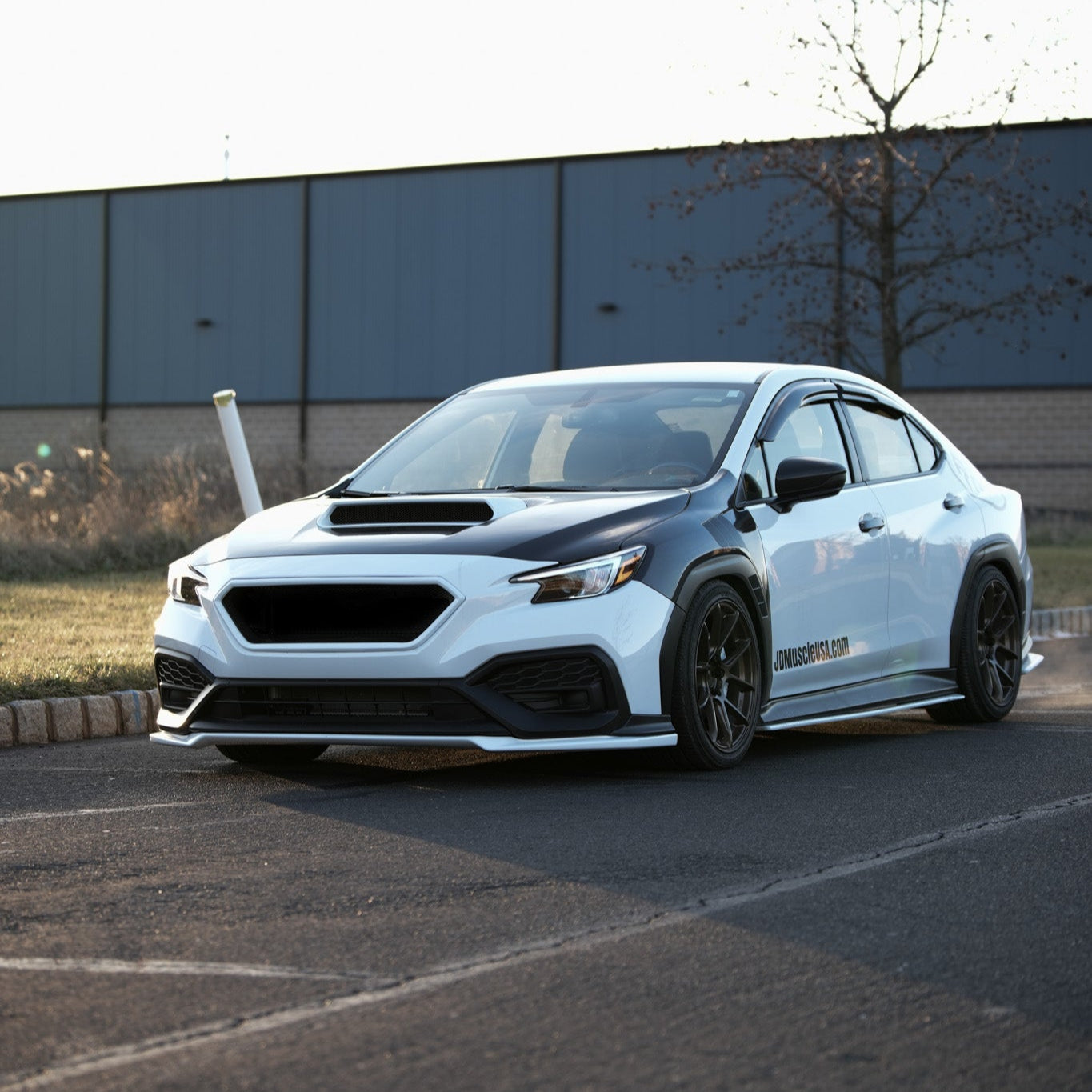 JDMuscle 22-25 WRX Front Bumper Grille V1  | Gloss Black / Paint Matched | CS Style