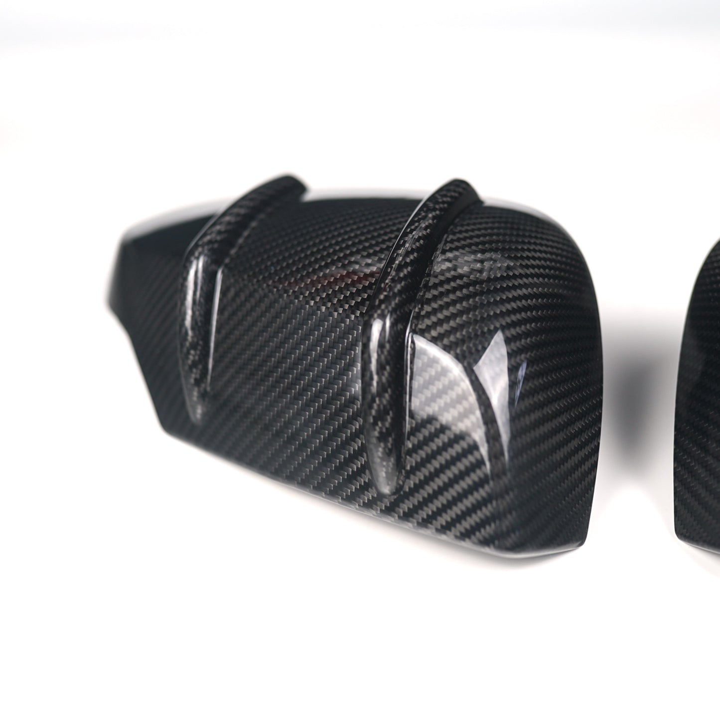 JDMuscle 15-21 WRX/STI Tanso RAR Style Carbon Fiber Side Mirror Covers/Replacement with Turn Signal