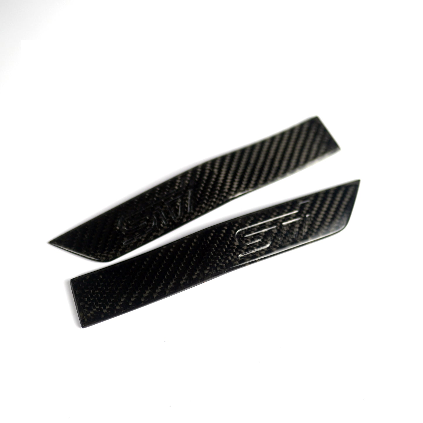 JDMuscle 15-21 WRX/STI Carbon Fiber Fender Emblem w/ STI etching