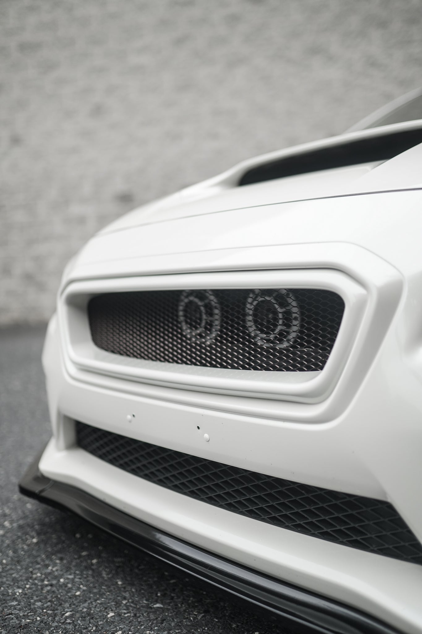 JDMuscle 15-17 WRX/STI Grille - Gloss Black / Paint Matched