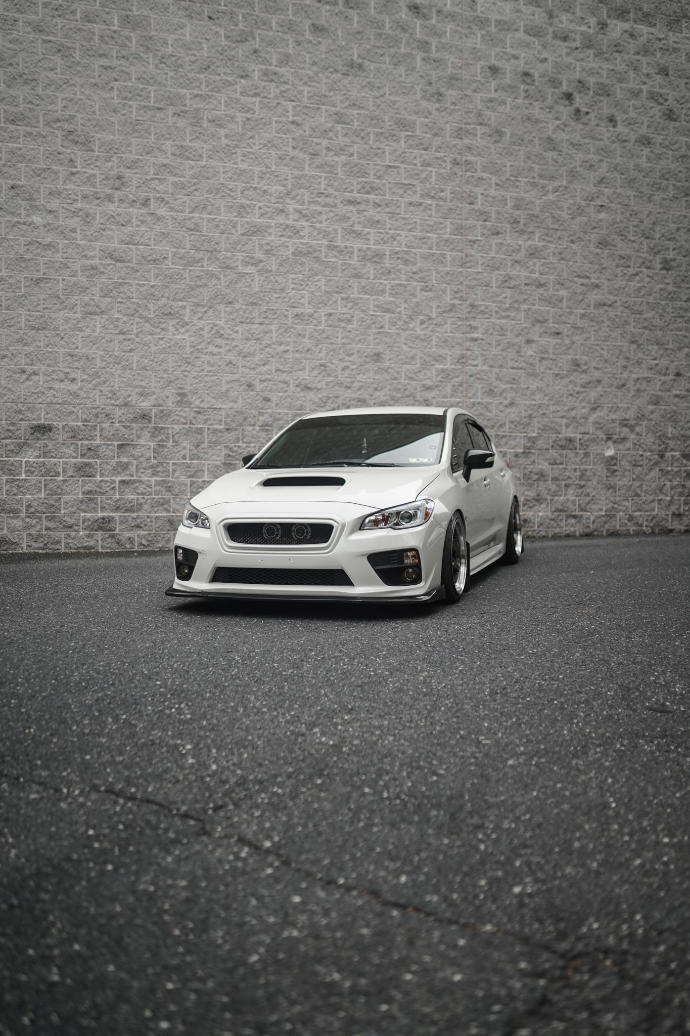 JDMuscle 15-17 WRX/STI Grille - Gloss Black / Paint Matched