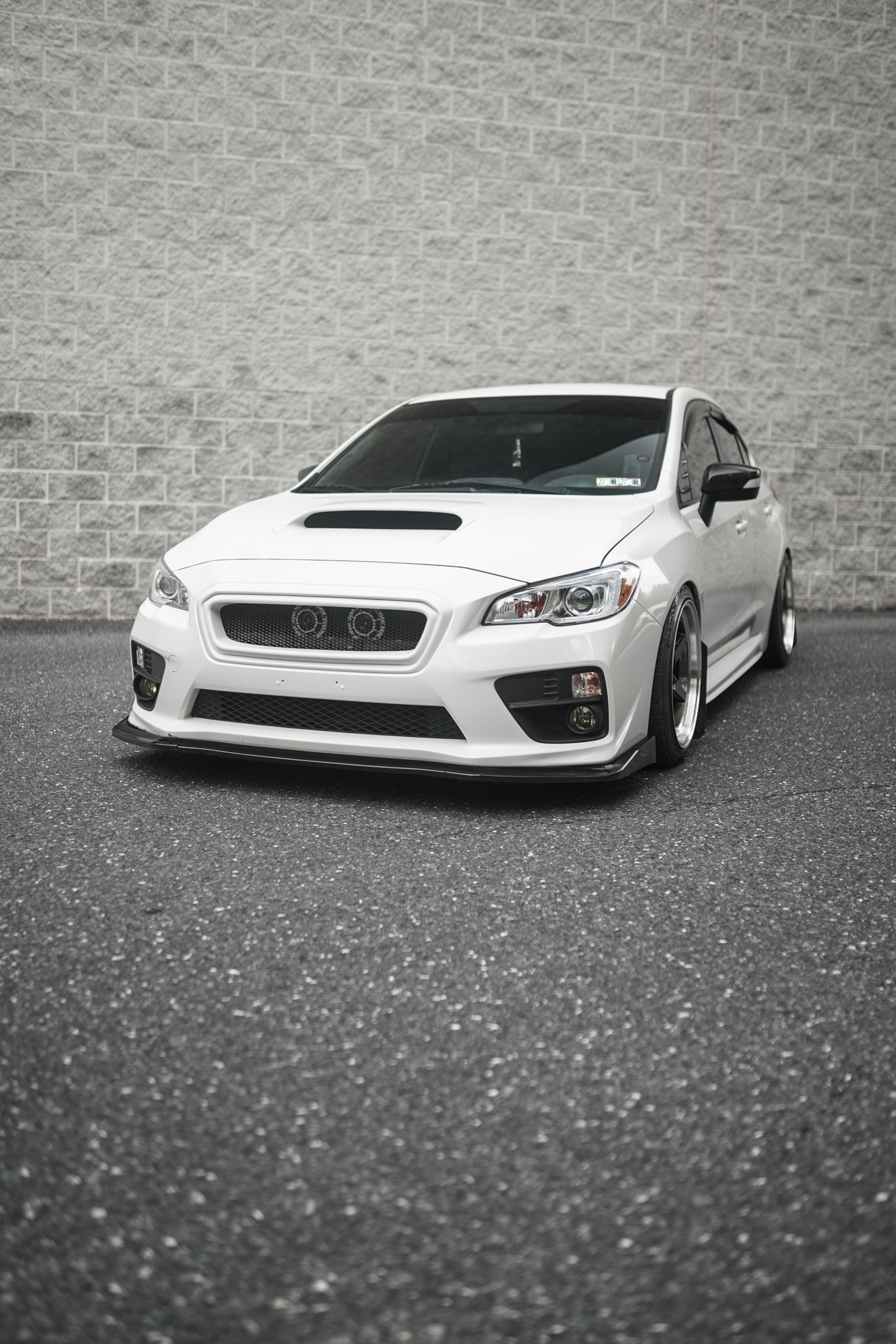 JDMuscle 15-17 WRX/STI Grille - Gloss Black / Paint Matched