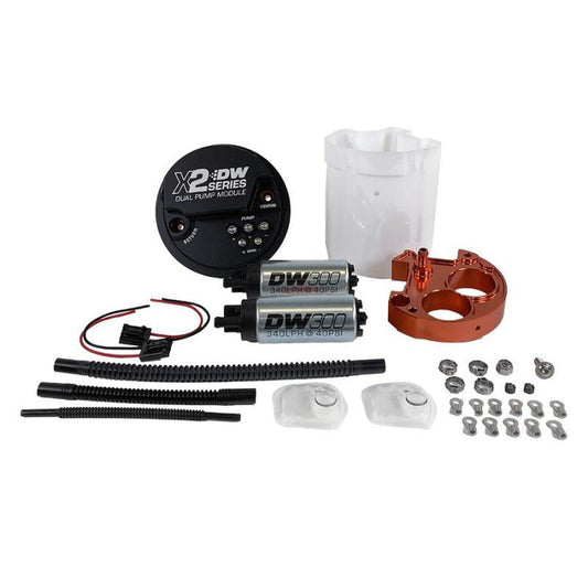 DeatschWerks X2 Series Fuel Pump Module Dual DW300 Pumps WRX 08-14 / STI 08-21 / Legacy GT / Outback XT | 9-301-7050