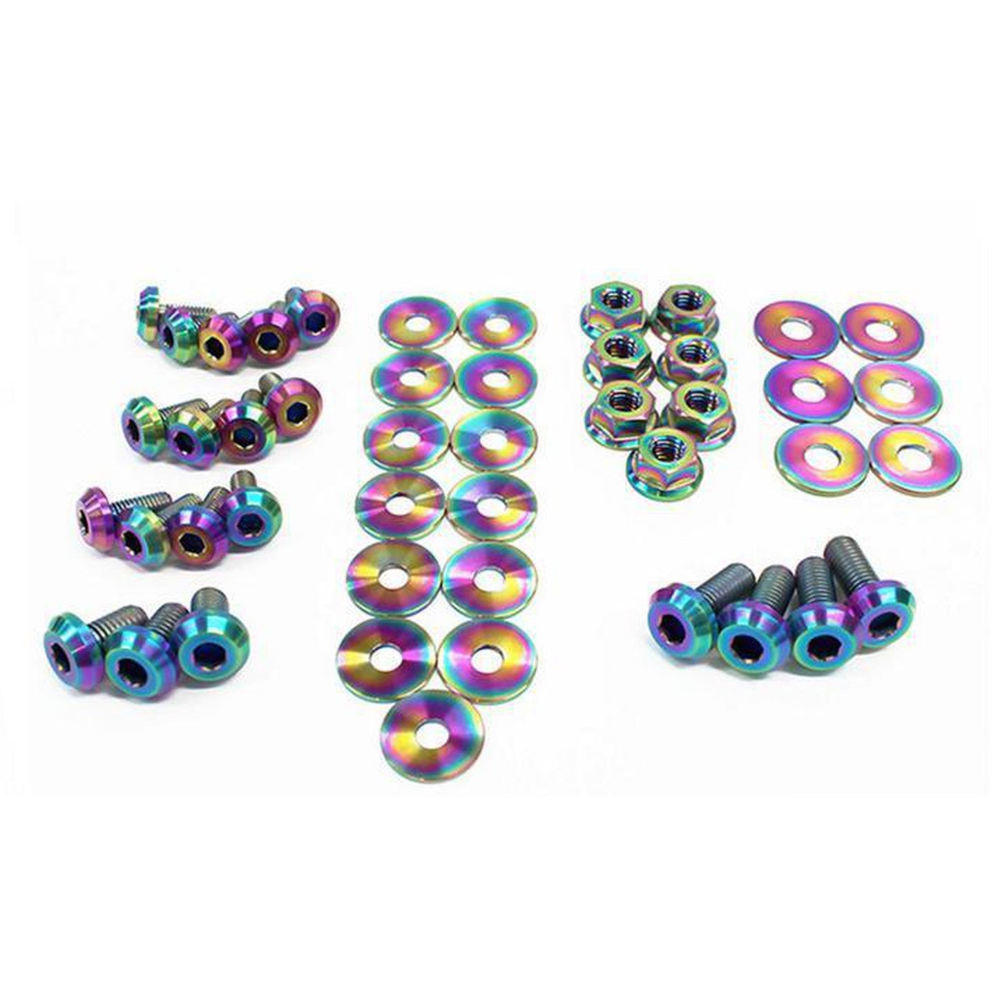 Dress Up Bolts Titanium Engine Bay Kit Subaru WRX / STI 2008-2014