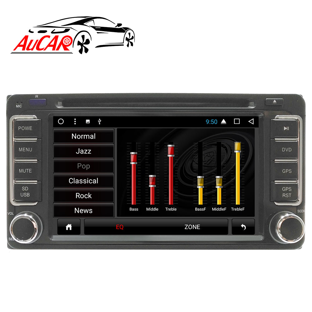 AuCAR 6.2″ GPS Navigation system for Toyota Universal Car Navigator for RAV4 / Corolla / Land Cruiser / Prado Stereo GPS system Android 8.1