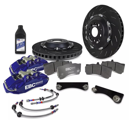 EBC Racing Blue 6-Piston 355mm Rotors Apollo Front Big Brake Kit 2002-2014 WRX / 2004-2021 STI / 1993-2007 Impreza | BBK054BLU-1