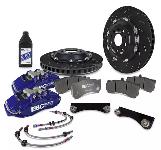 EBC Racing Blue 6-Piston 355mm Rotors Apollo Front Big Brake Kit 2002-2014 WRX / 2004-2021 STI / 1993-2007 Impreza | BBK054BLU-1