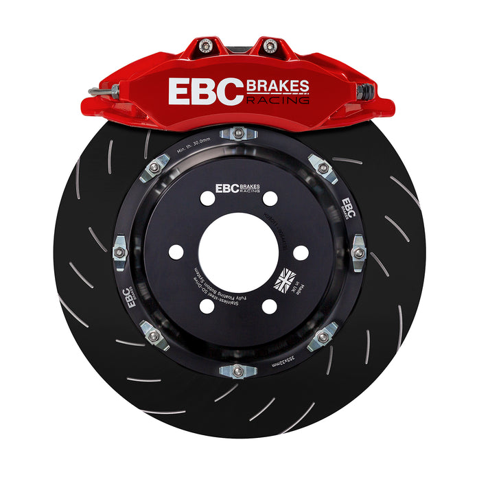 EBC Racing Red 6-Piston 355mm Rotors Apollo Front Big Brake Kit 2002-2014 WRX / 2004-2021 STI / 1993-2007 Impreza | BBK054RED-1