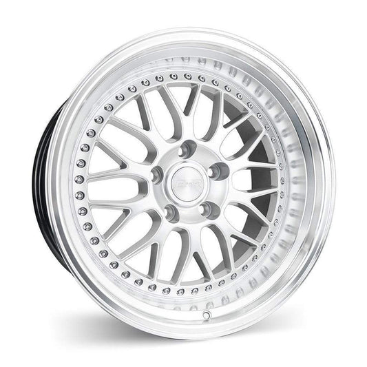 ESR 18x8.5 5x100 +30 73.1 Hyper Silver Machine Lip SR01 Wheel