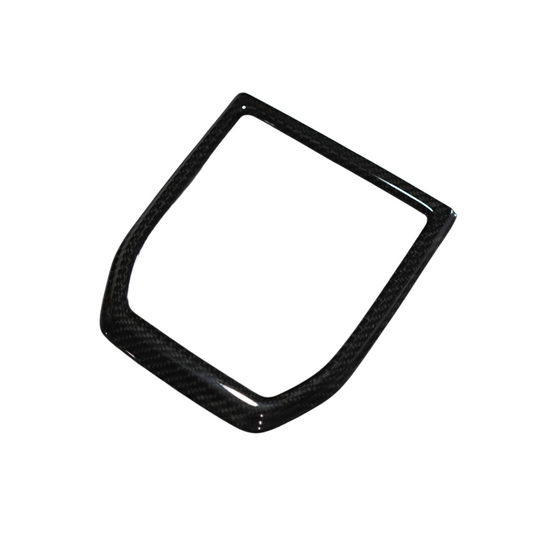 JDMuscle 22-25 WRX MT Tanso Dry Carbon Fiber Shifter Trim Cover w/ Gloss Finish