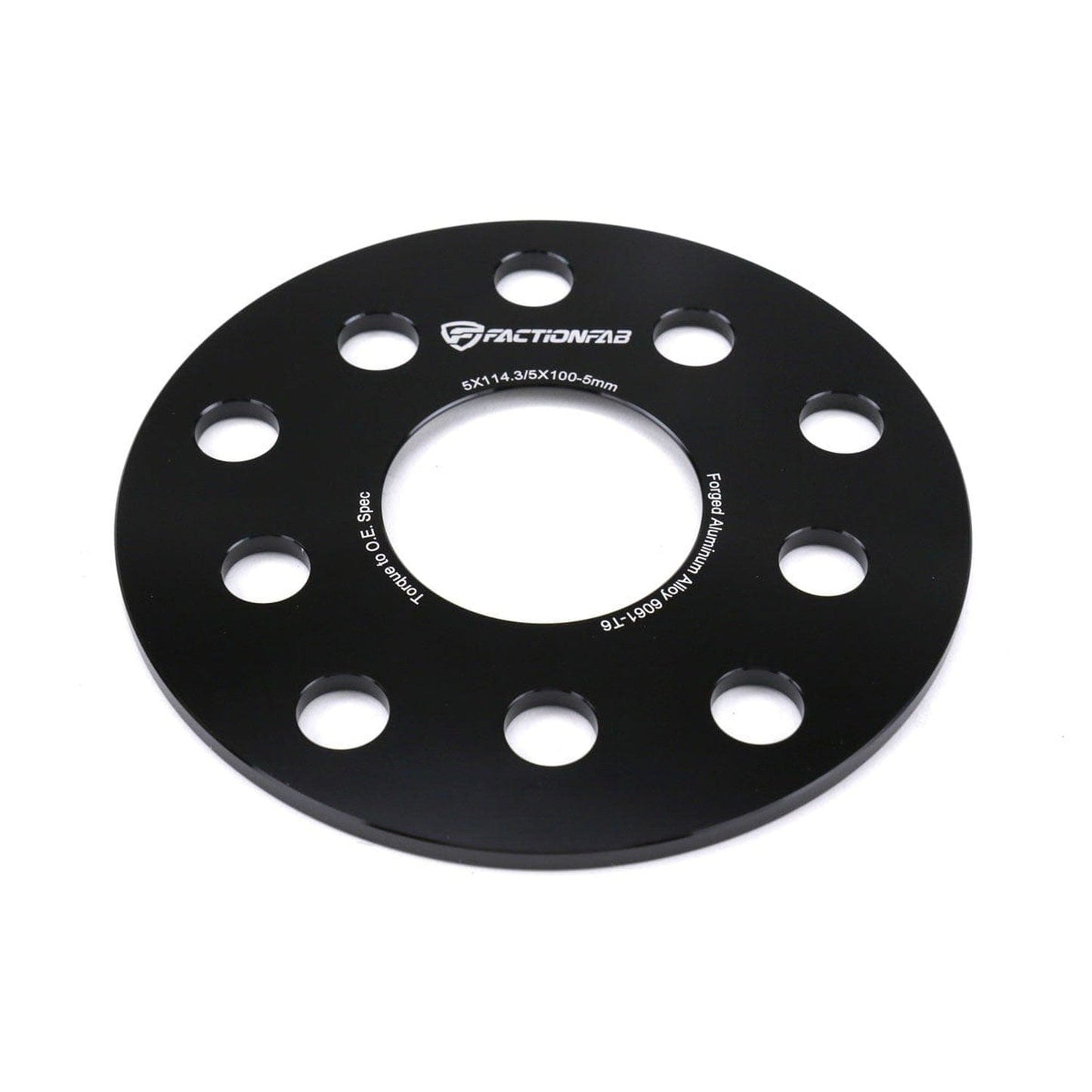 FactionFab Subaru 5x100 / 5x114.3 5mm 6061-T6 Forged Spacers - Subaru Models Inc. WRX 2002 - 2020 | FFA1.10215.2