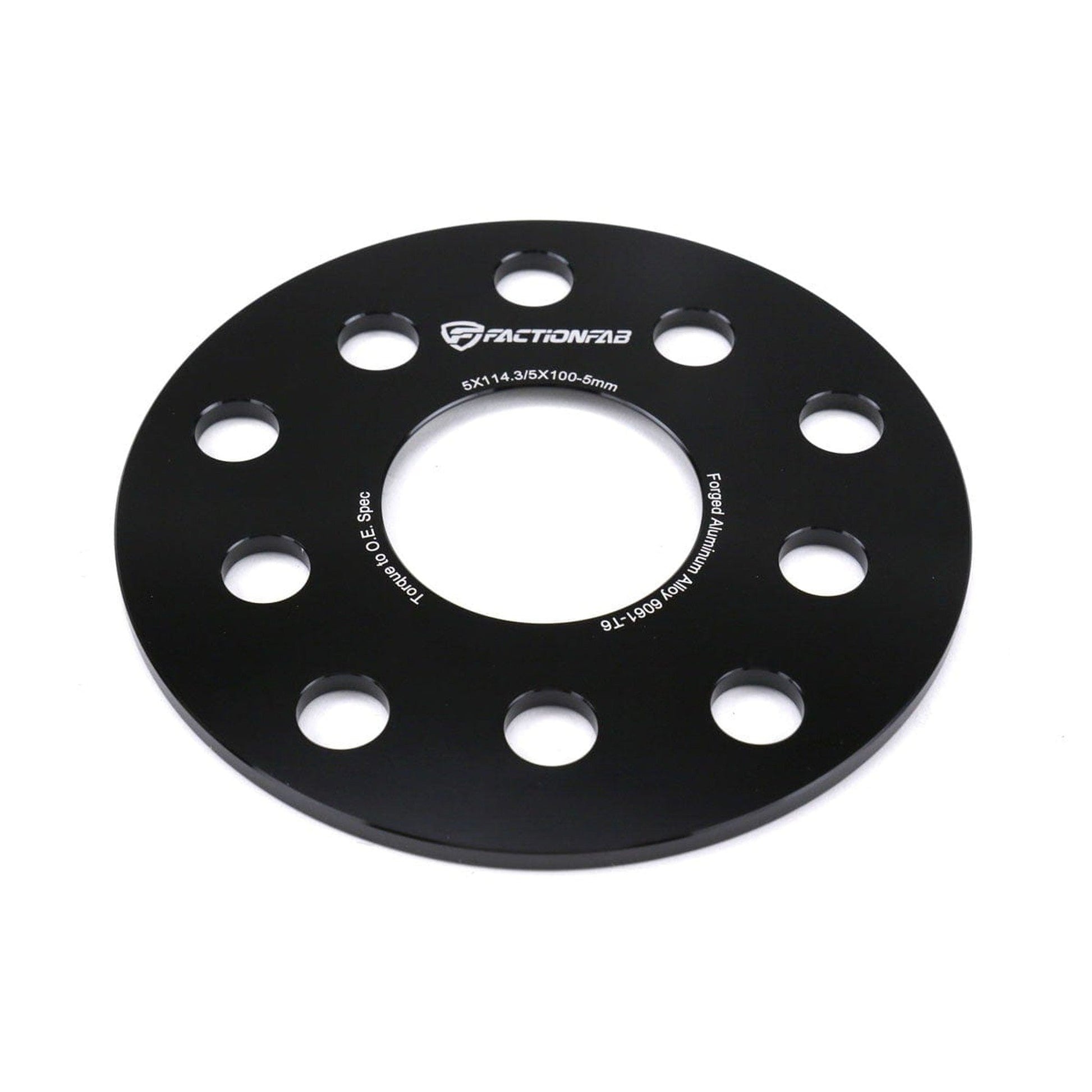FactionFab Subaru 5x100 / 5x114.3 5mm 6061-T6 Forged Spacers - Subaru Models Inc. WRX 2002 - 2020 | FFA1.10215.2