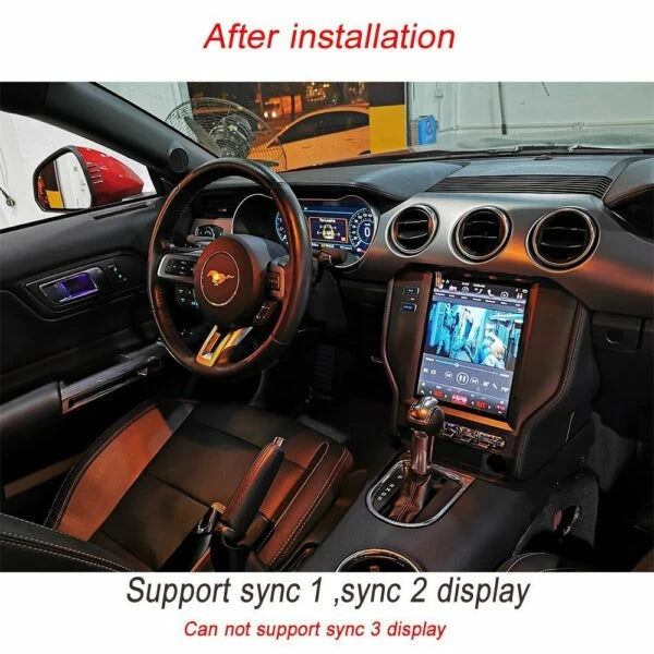 Tesla Android 11 system Car radio Multimedia GPS Navigation For Ford Mustang 2015-2019 stereo Player head unit