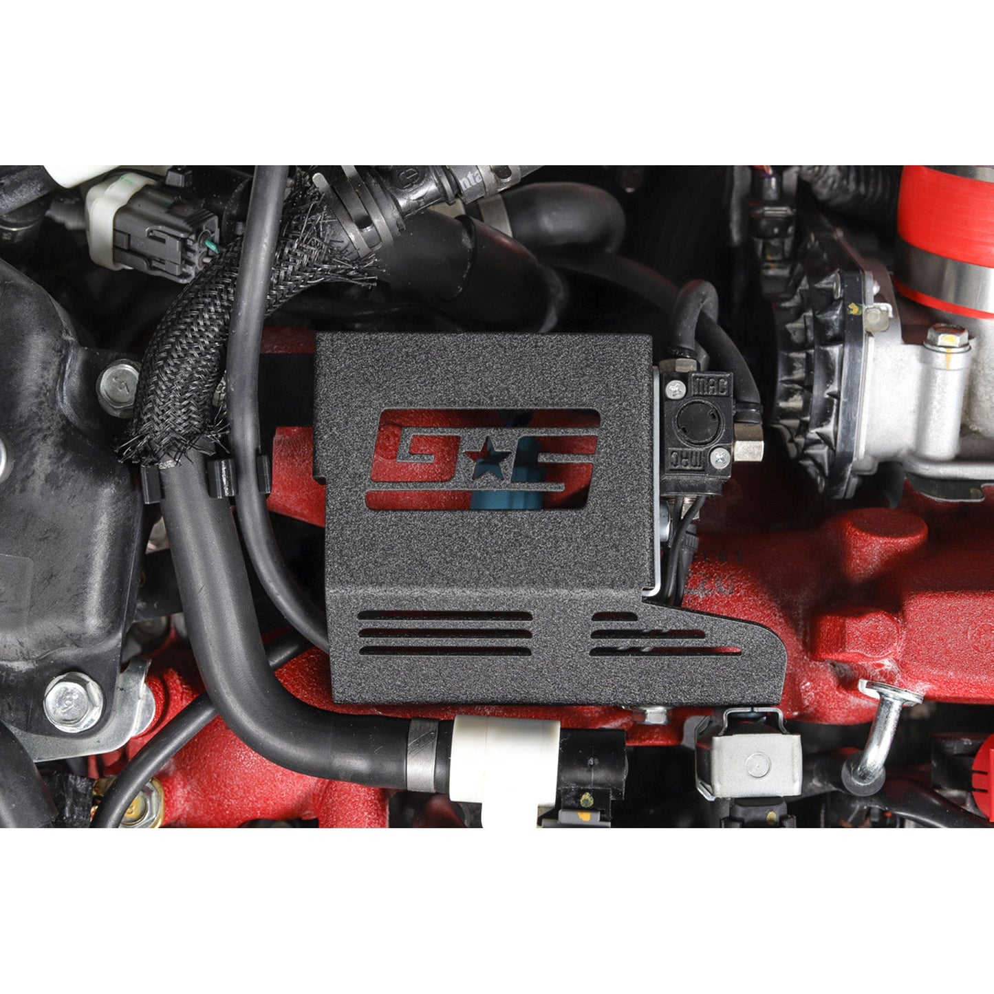 GrimmSpeed Electronic Boost Control Cover - Red - 2008-21 Subaru STI