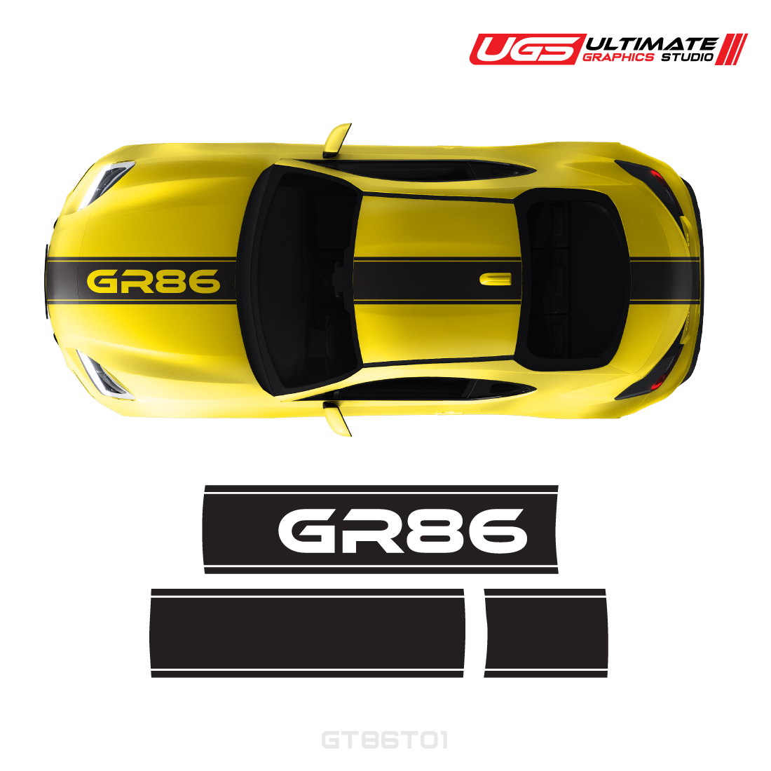Top Stripe GR86 Graphics