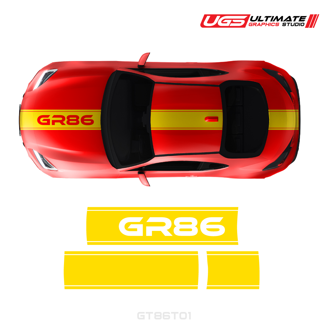 Top Stripe GR86 Graphics