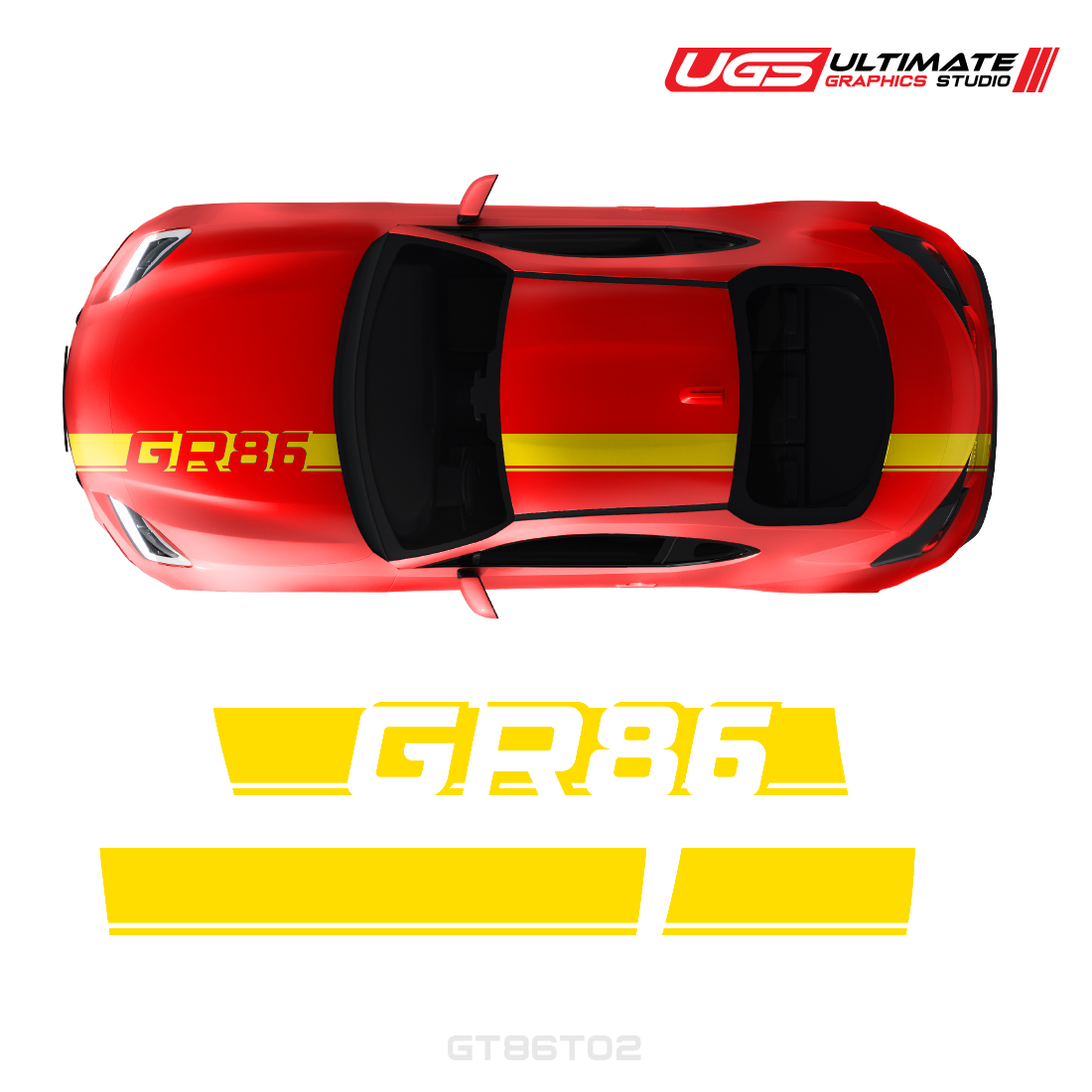 Top Stripe GR86 Graphics