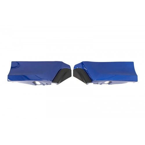 OLM Paint Matched JDM Style Rear Splash Guards (Galaxy Blue Pearl) - 2015-2021 WRX / STI