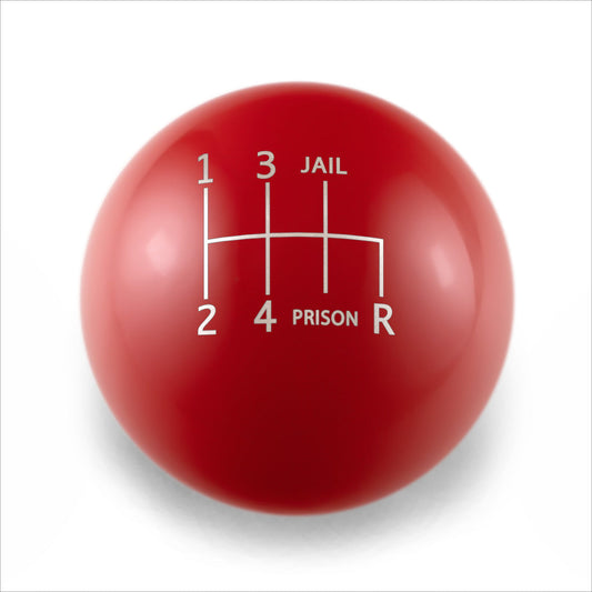 Billetworkz Weighted Shift Knob - 6 Speed Jail-Prison Engraving for Subaru