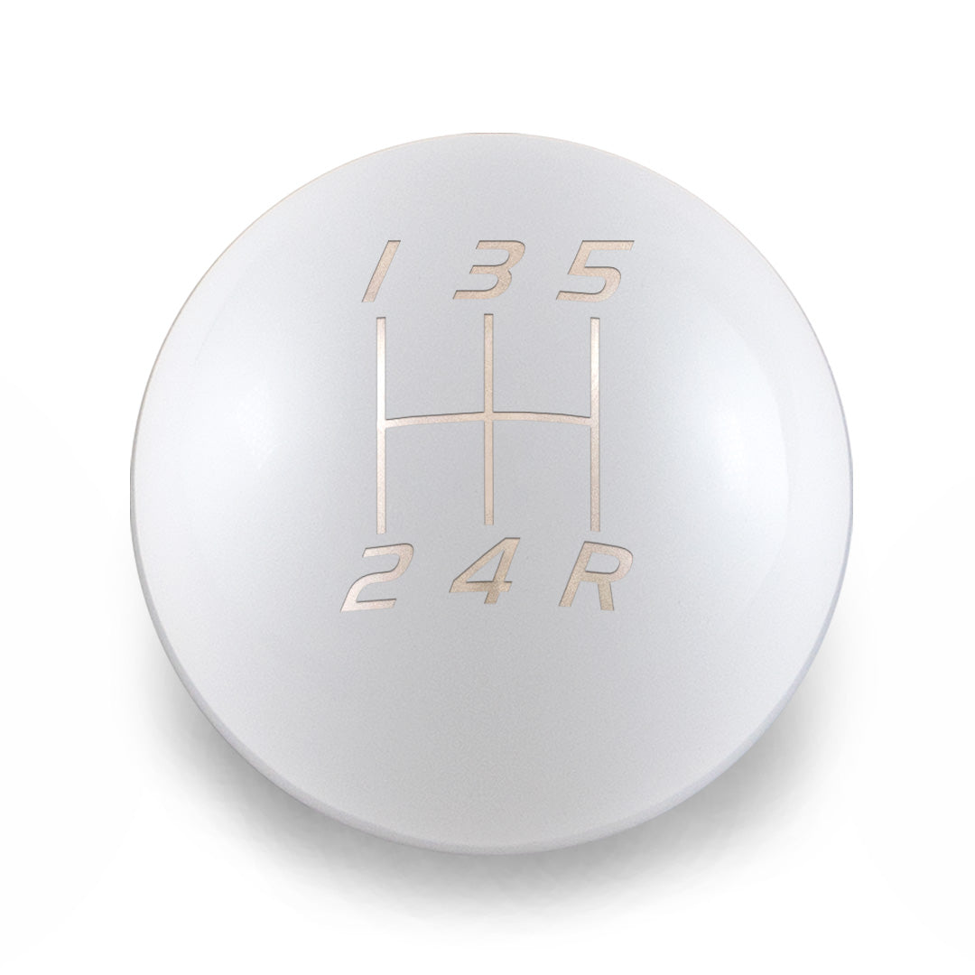 Billetworkz Weighted Shift Knob - 5-Speed Velocity Engraving for Subaru