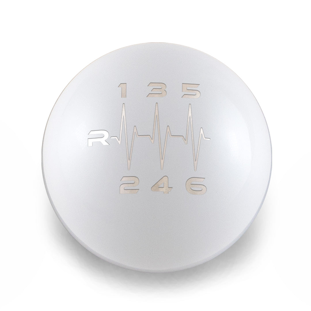 Billetworkz Weighted Shift Knob - 6 Speed Heartbeat Engraving - BRZ / GR86 2022+