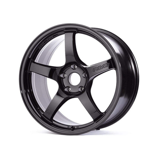 Gram Lights 57CR 18x8.5 +45 5x100 Glossy Black Wheel | WGCRV45DGX