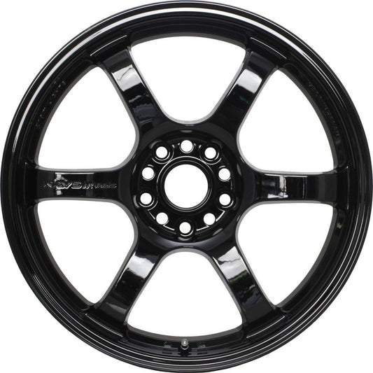 Gram Lights 57DR 18x8.5 +37 5x100 Glossy Black