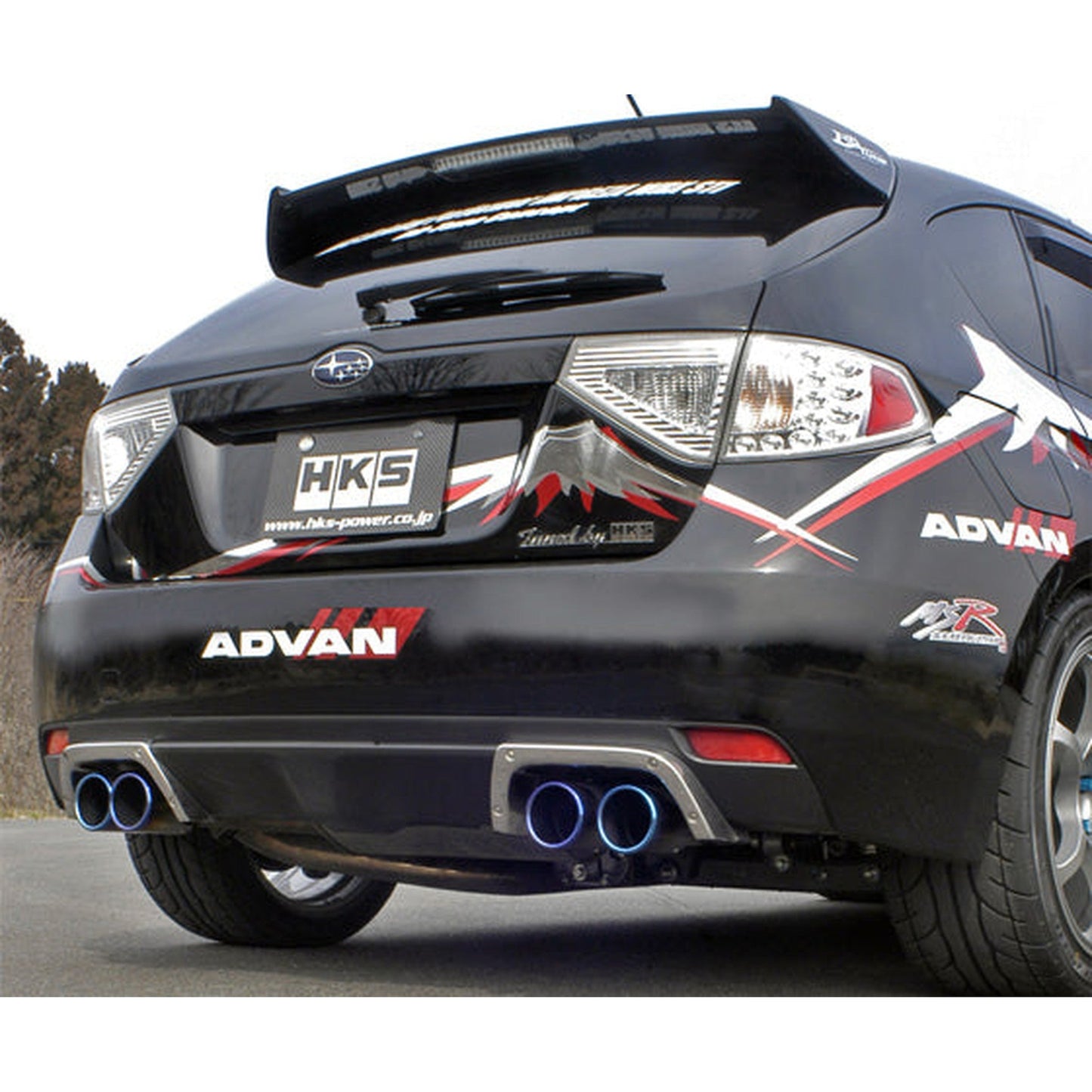 HKS Legamax Premium Axle Back Exhaust Subaru WRX 2011-2014 / STI 2008-2014 Hatchback | 31021-AF013