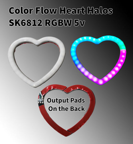 Flow Series Heart Halos - SK6812 RGBW
