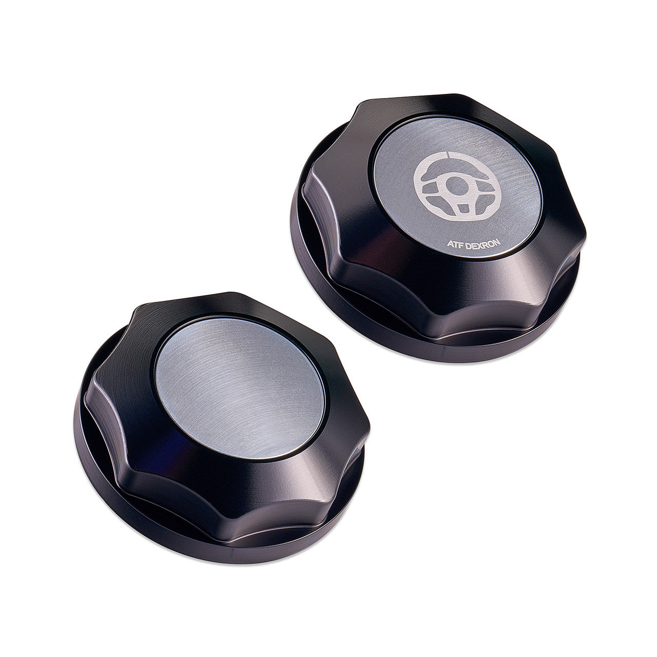 IAG Revolve Engine Oil Fill Cap w/ Anodized Color Accent Black WRX 02-25 / STI 04-21 / BRZ 13-25 | IAG-ACC-5306BKSL