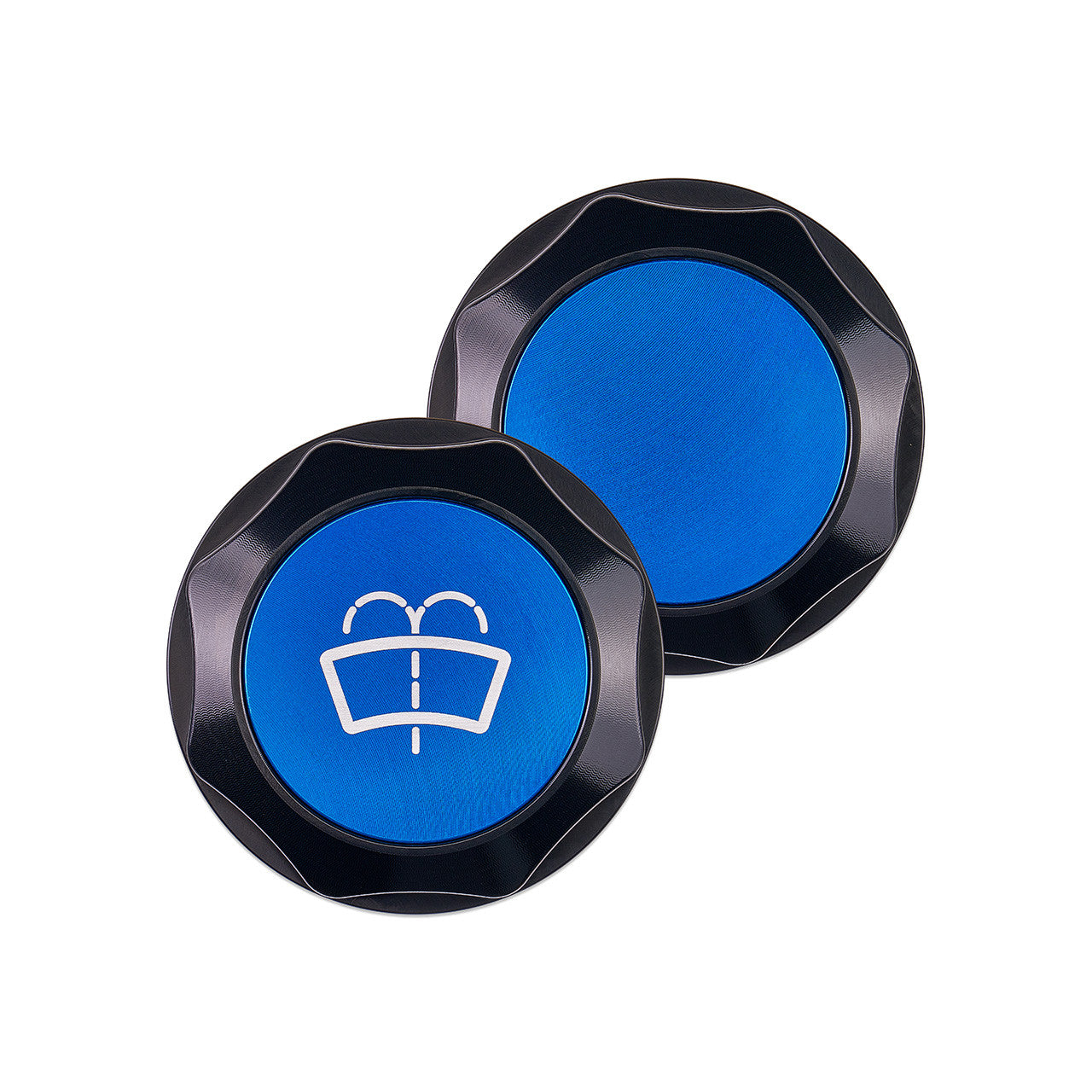 IAG Revolve Washer Fluid Reservoir Cap w/ Anodized Color Accent Blue Subaru WRX 22-25 / BRZ 13-25 | IAG-ACC-5310BKBL