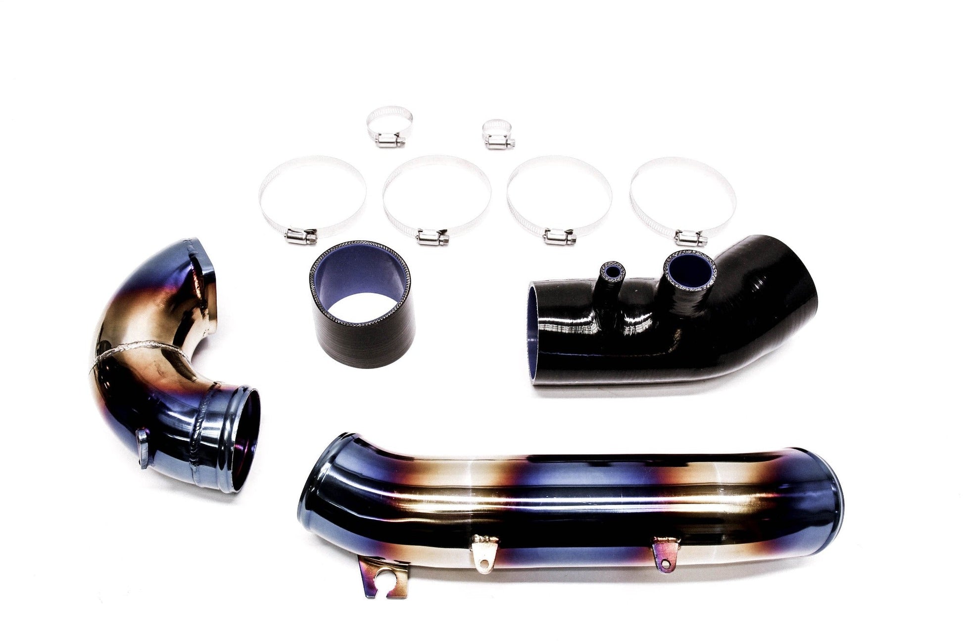 PLM Turbo Inlet Pipe Kit Stainless Burnt Blue - 2017+ FK8 Civic Type R ...