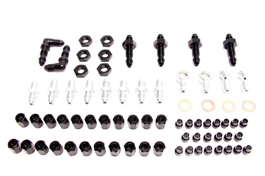 Precision Works Brake Line Tuck Kit Fittings Honda 88-00 Civic 90-01 Integra