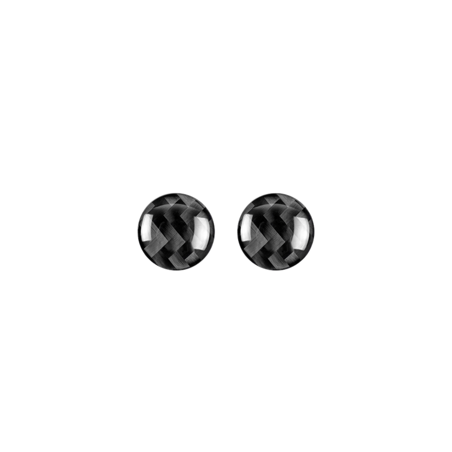 JDMuscle 22-25 WRX P&S Series Carbon Fiber Infotainment Volume/Tune Buttons Covers 2 PC | Black Carbon Fiber/ Red Carbon Fiber